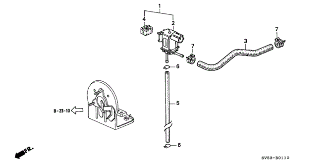 Clip, Tube (B10) Clip, Tube (B10)