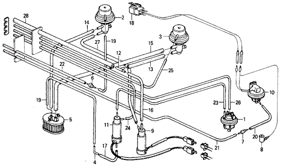 ELECTRICAL / EXHAUST / HEATER / FUEL/CONTROL BOX (2) (DX, S, GL: '84) for 1984 Honda CIVIC HATCHBACK #1