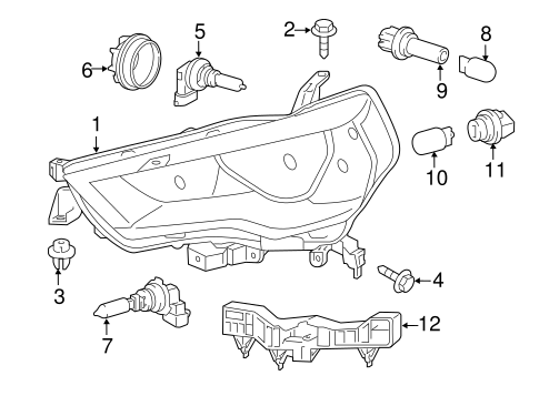 ELECTRICAL/HEADLAMP COMPONENTS for 2016 Toyota 4Runner #1