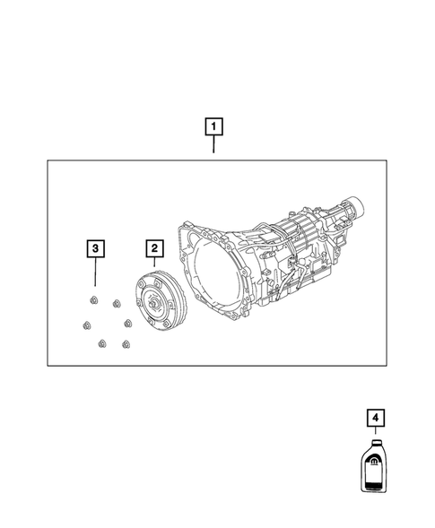Automatic Transmission / Transaxle and Torque Converter for 2019 Fiat 124 Spider #0