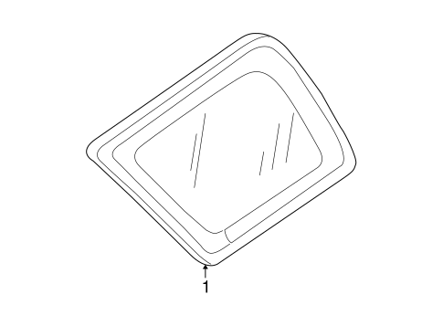 Body/Glass & Hardware for 2001 Ford Escape #1