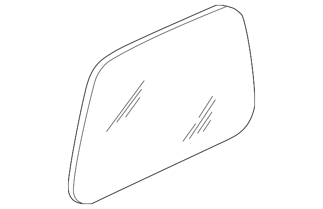 55176278 Деталь QTR GLASS, RIGHT