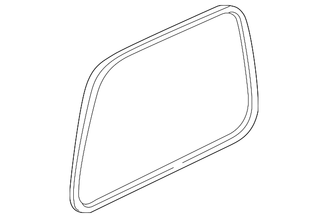 55176577AB Деталь Wrangler Hard Top Quarter Glass Seal, LE
