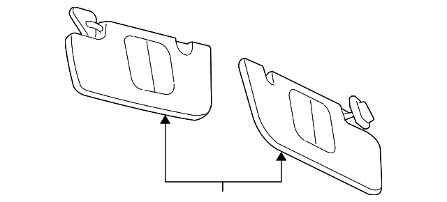 AR3Z-6304104-AB Деталь SUNVISOR, RIGHT