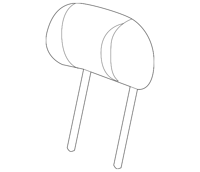 C2S12275LEG Деталь HEADREST, LEFT
