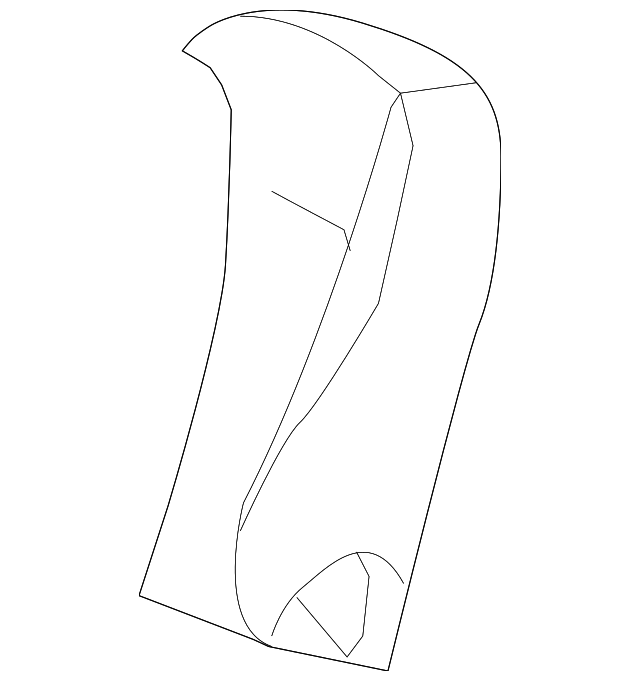 C2S46313 Деталь SEAT BACK PAD, RIGHT