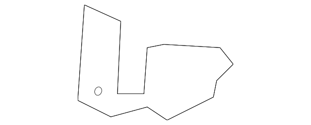 C2S29784 Деталь BELT COVER BRACKET, LEFT