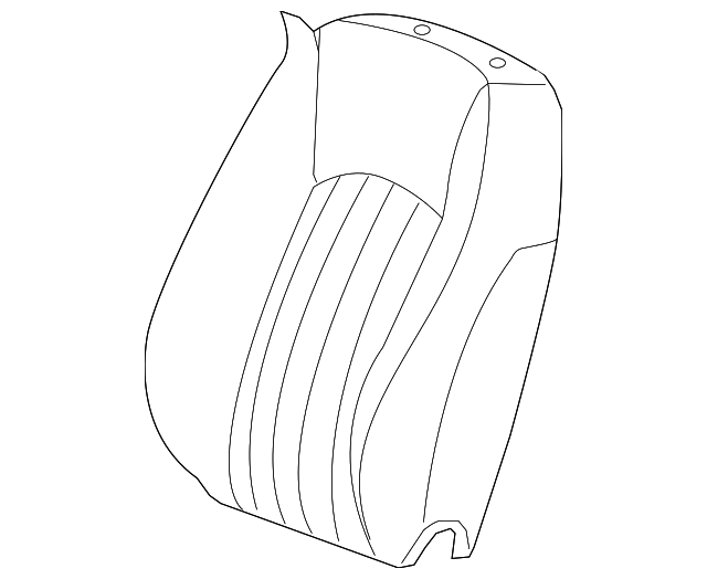 C2S49612LJE Деталь SEAT BACK COVER, RIGHT