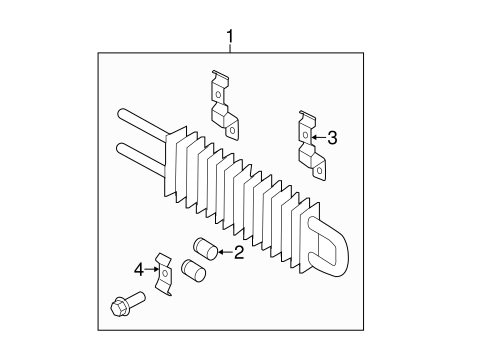 Power Steering Oil Cooler for 2019 Infiniti Q70 #0