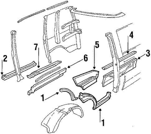 G3500 ROCKER PANEL