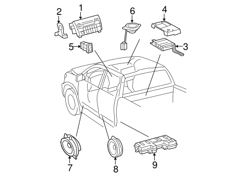 BODY/SOUND SYSTEM for 2011 Toyota Tundra #1