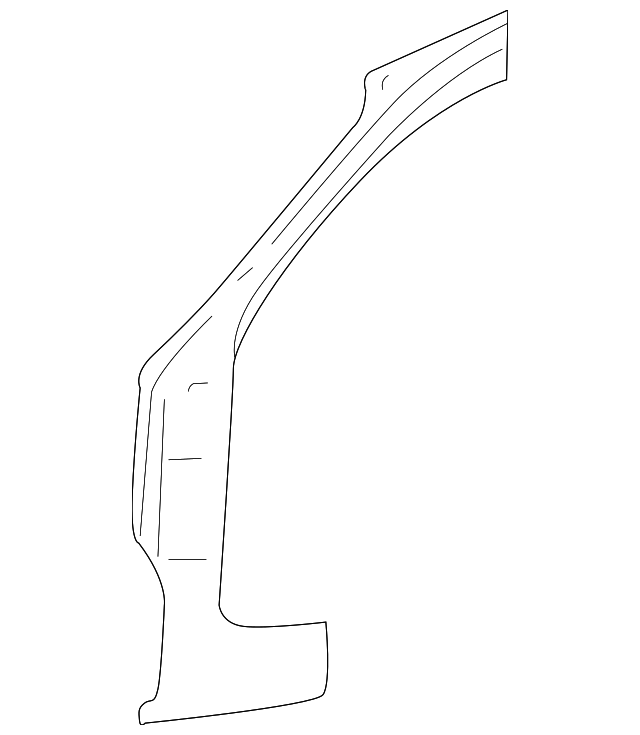 YF1Z-5402500-BA Деталь HINGE PILLAR, RIGHT