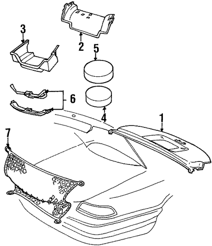 Grand Marquis INTERIOR TRIM - REAR BODY