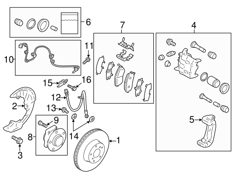 BRAKES/REAR BRAKES for 2015 Scion FR-S #1