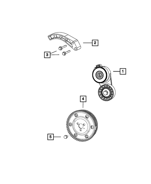 Pulleys and Related Parts for 2015 Jeep Renegade #0