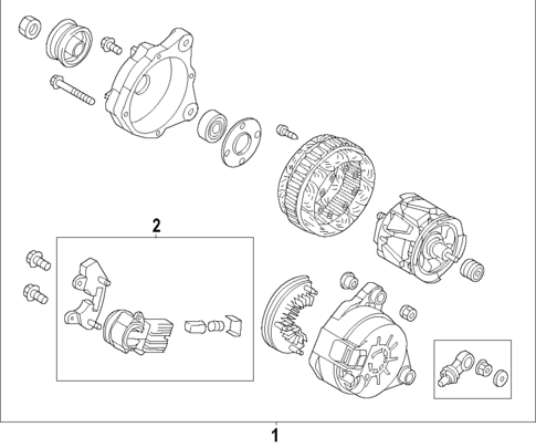 Alternator for 2021 Mazda CX-9 #1