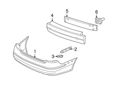 Taurus BUMPER & COMPONENTS - REAR