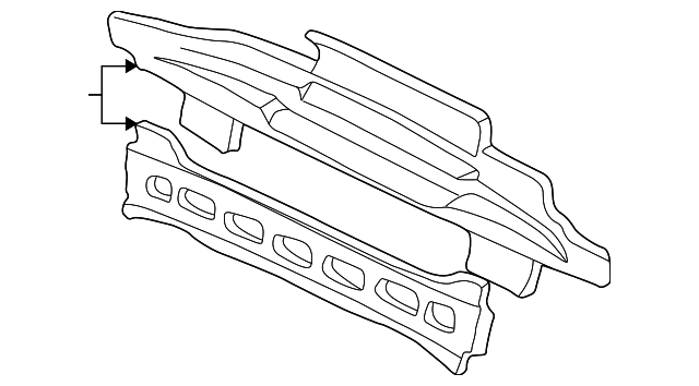 88956333 Деталь REAR BODY PANEL