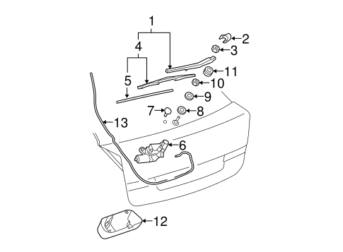 Malibu WIPER & WASHER COMPONENTS 2