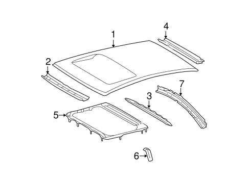 BODY/ROOF & COMPONENTS for 2006 Toyota Solara #1
