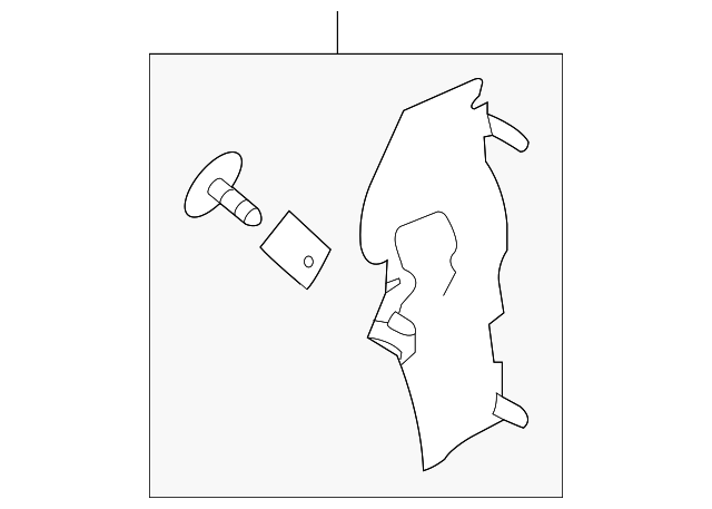 AE8Z-8310-C Деталь AIR DEFLECTOR, RIGHT