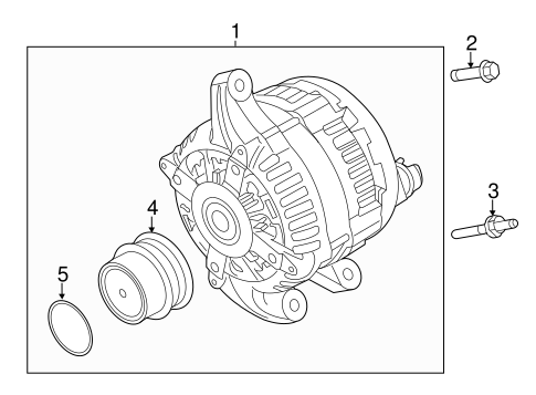 Electrical/Alternator for 2013 Ford Taurus #2