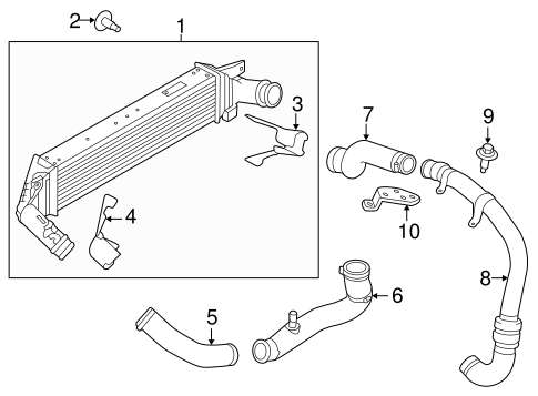 Cooling System/Intercooler for 2015 Ford Explorer #1