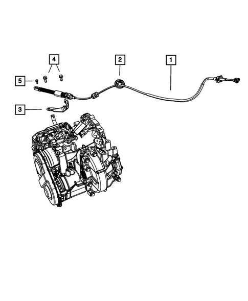 Gearshift Controls and Related Parts for 2009 Chrysler Town & Country #1
