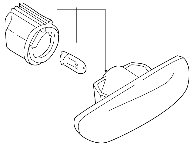 30722644 Деталь SIDE MARKER LAMP, RIGHT