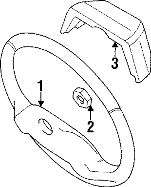 Defender 90 STEERING WHEEL & TRIM