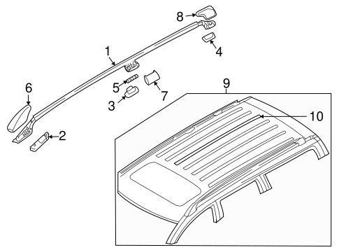 XC70 LUGGAGE CARRIER