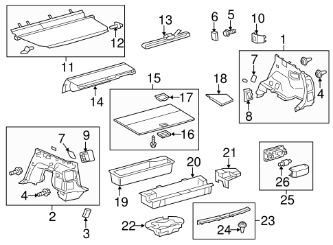 BODY/INTERIOR TRIM - REAR BODY for 2016 Toyota Prius V #1