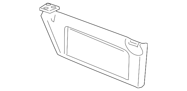 94710261 SUNVISOR, RIGHT