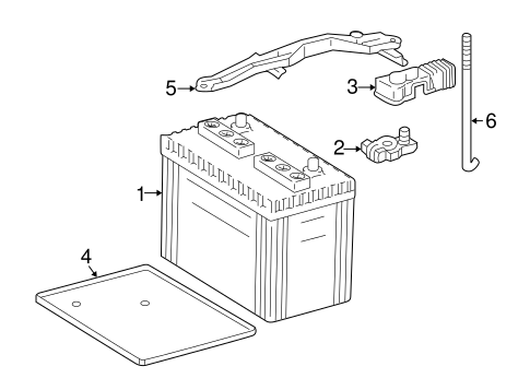ELECTRICAL/BATTERY for 2014 Toyota Tacoma #1