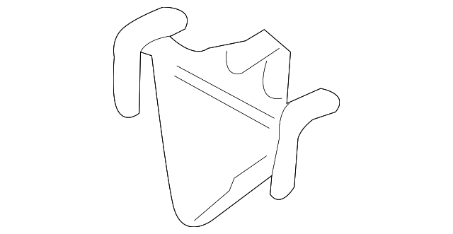 4899795 SIDE SHIELD BRACKET, LEFT