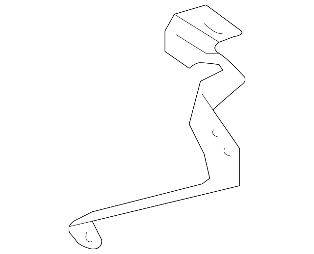 AJ811248 Деталь ENGINE COVER REAR BRACKET, RIGHT