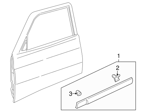 9-3 EXTERIOR TRIM - DOOR