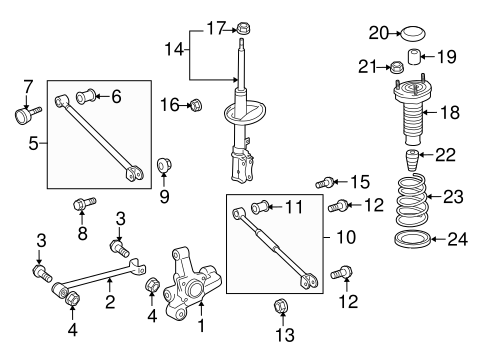 REAR SUSPENSION/REAR SUSPENSION for 2013 Toyota Venza #2