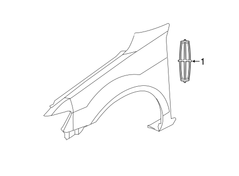 MKZ EXTERIOR TRIM - FENDER