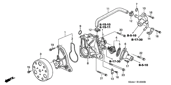 Stay C, Engine Harness Stay C, Engine Harness
