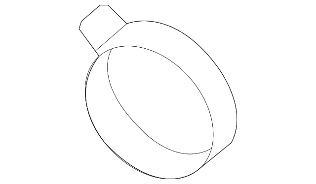 -W527328-S444 Деталь RESONATOR W/PIPE CLAMP