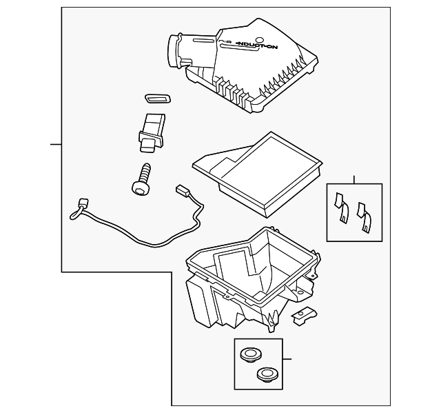 AR3Z-9600-E Деталь AIR CLEANER ASSY