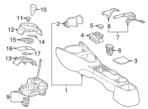 BODY/CONSOLE for 2012 Toyota Yaris #2