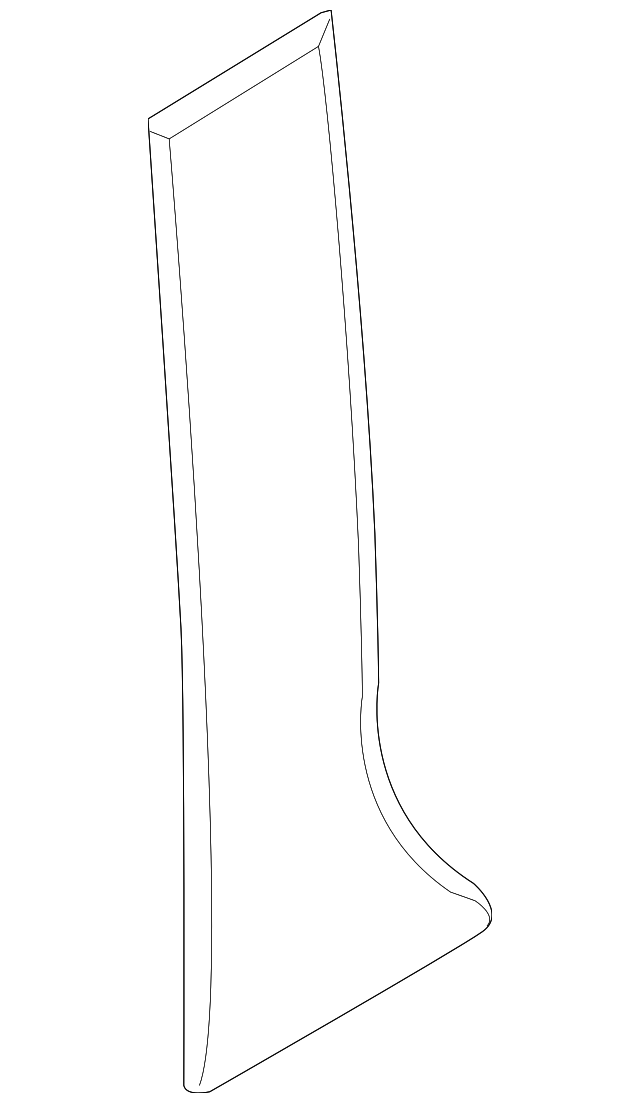 DT1Z-1720938-BA Деталь FRONT MOLDING, RIGHT