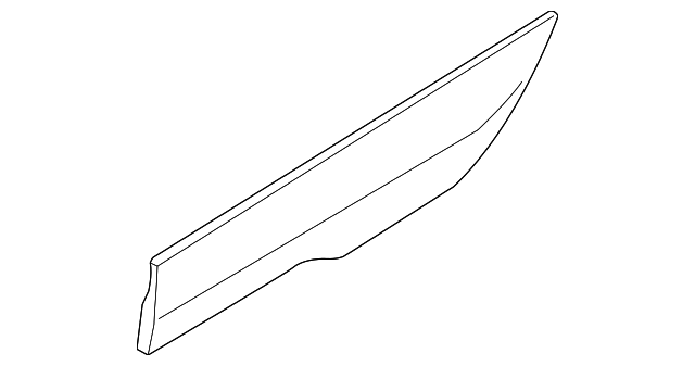 DT1Z-6129076-BB Деталь BODY SIDE MLDG, RIGHT