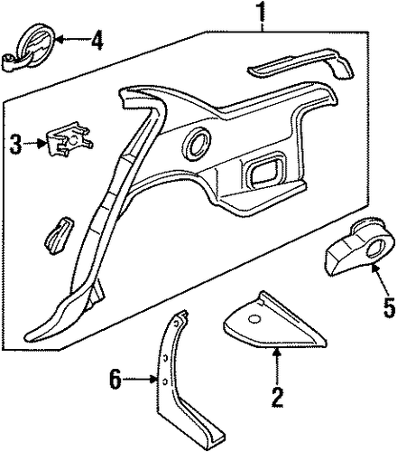 Cutlass Supreme QUARTER PANEL & COMPONENTS