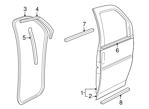 Savana 3500 DOOR & COMPONENTS