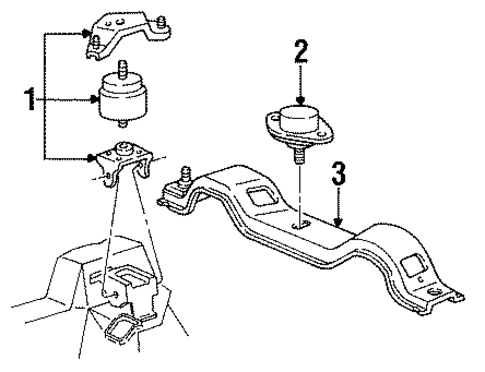 Thunderbird ENGINE & TRANS MOUNTING