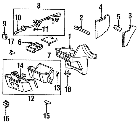 OEM Honda 77345-SX0-A00ZA - Side Panel OEM Honda 77345-SX0-A00ZA - Side Panel