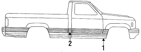 Ranger EXTERIOR TRIM - CAB